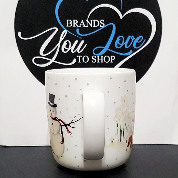 NEW Williams Sonoma Snowy Day Snowman Mug 13 OZ Christmas - Picture 3 of 6
